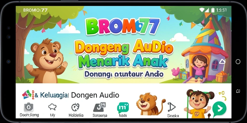 Tampilan antarmuka aplikasi BROMO77 yang menarik dan mudah digunakan.